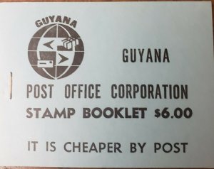 GUYANA Providionsl Stamps Booklet Face Value $ 6.0. Butterlies,  Fish And Flower