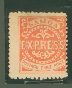 Samoa (Western Samoa) #3d Unused Single