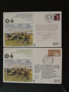 2 RAF covers 60 years of first flight Folkestone Koln Great Britain 1979