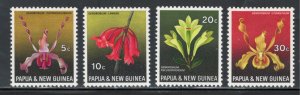 Papua New Guinea 1969 Orchids Scott # 287 - 290 MH