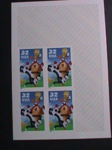 ​UNITED STATES-1998 SC#3204 SYLVESTER & TWEETY MNH -BLOCK-VERY FINE