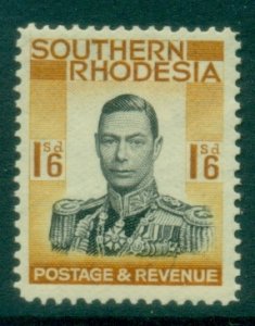 Southern Rhodesia 1937 KGVI Portrait 1sh6d MLH