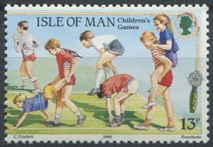 Isle of Man Sc#396 MNH, 13p multi, Europa (C.E.P.T.) 1989 - Children's Games ...