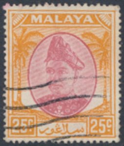 Selangor  Malaya  SC#  89  Used   see details & scans