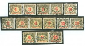 Bosnia & Herzegovina (1879-1918) #J1/J3/J5/J6/J9/J2a Used Single