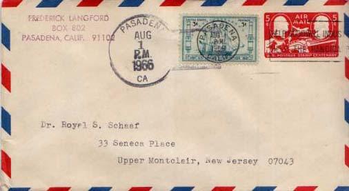 United States, Postal Stationery, Post 1950 Commemoratives, California