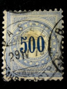 SWITZERLAND - SCOTT# J9 - USED - CAT VAL $40.00