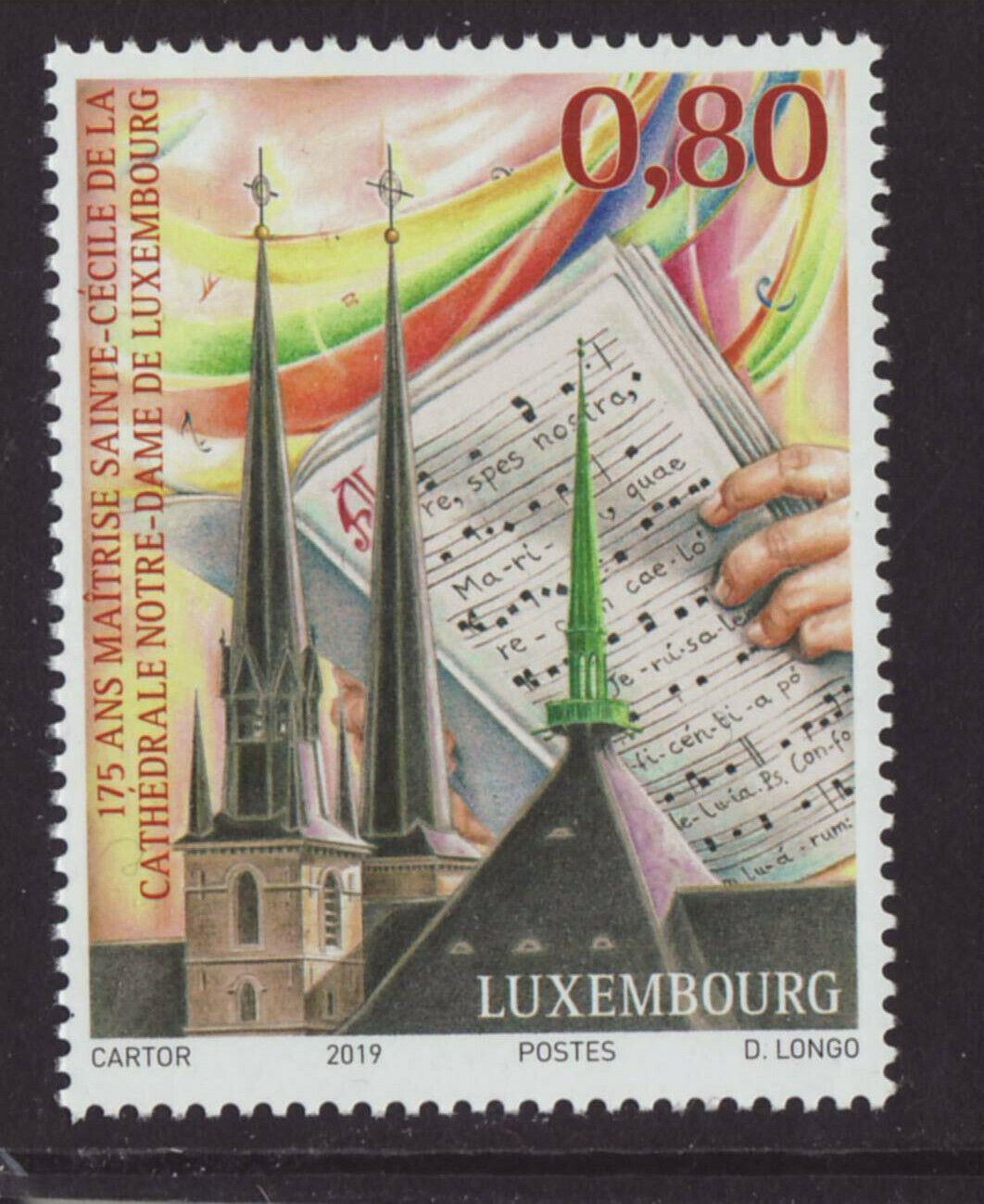 Luxembourg 2019 MNH 175th Anniv of Maîtrise de la Cathedrale Notre