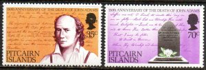 Pitcairn Islands Sc #182-183 MNH