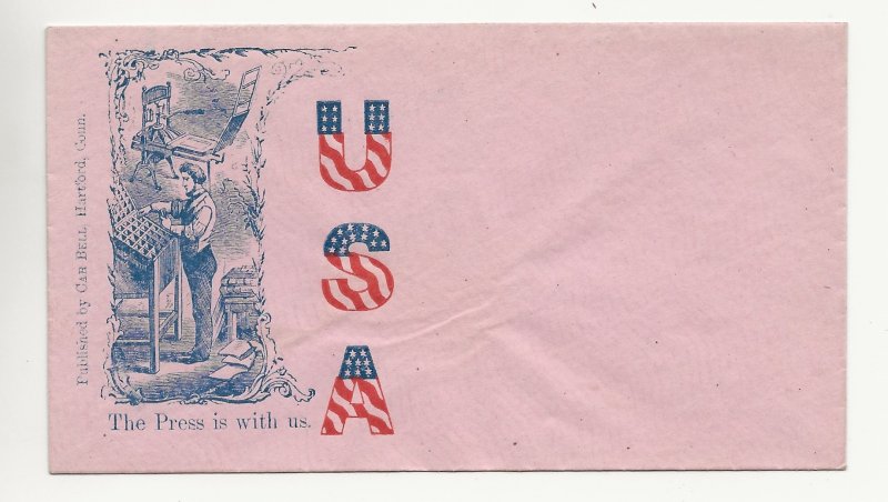 United States Patriotic Civil War Unused Cover