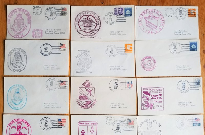 68 Naval Ship Covers