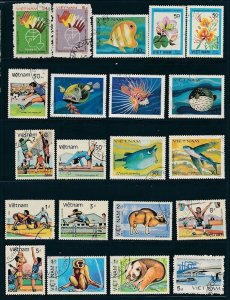 D393325 Vietnam Nice selection of VFU Used stamps