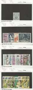 Malaya Johore, Postage Stamp, #135, 151-4 Mint, 169-75, 176-82 Used, JFZ