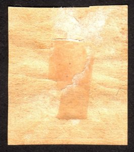 1852, Italy Modena 25c, MH, Sc 4