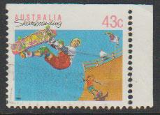 Australia SG 1181a  FU -    from booklet imperf  top righ...