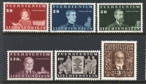 Liechtenstein # 174-83, Mint Never Hinge.