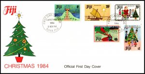 Fiji 518-522 Christmas U/A FDC