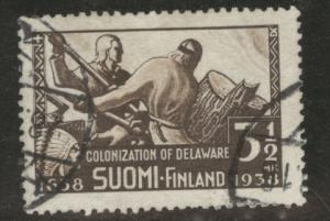 FINLAND SUOMI Scott 214 used 1938 stamp CV$3.25