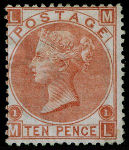 SG113, 10d pale red-brown, M MINT. Cat £3600. ML