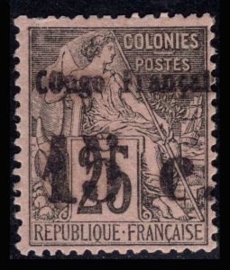 MOMEN: FRENCH CONGO SC # 10 1891-2 MINT OG H $225 LOT #68946*