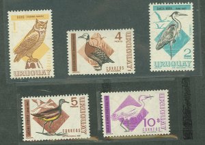 Uruguay #751-52/54-56 Unused Multiple