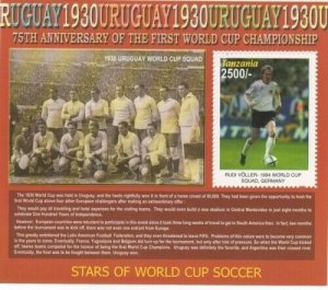 Tanzania 2005 - FIFA World Cup Soccer - Souvenir Stamp Sheet - Scott #2394 - MNH