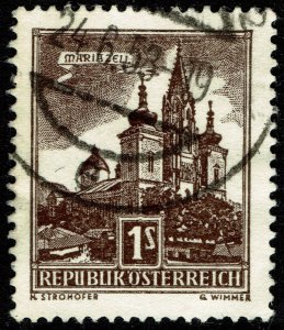 Austria #621 typographed Used - 1s Mariazell (1957)