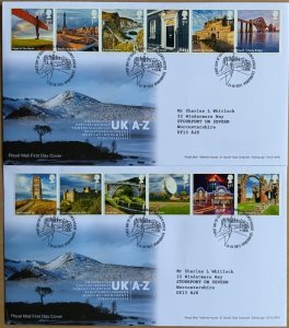 GB FDC 2011 UK A-Z TALLENTS HOUSE HANDSTAMP