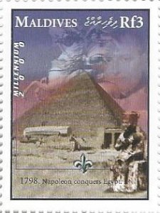 Maldive Islands 2421g (mnh) 3r Napoleon conquers Egypt (2000)