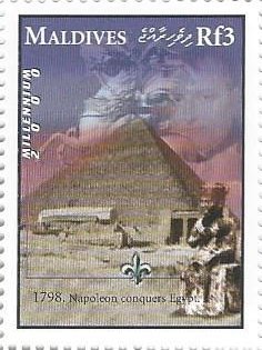 Maldive Islands 2421g (mnh) 3r Napoleon conquers Egypt (2000)