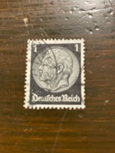 Germany SC 415 Used 1pf President Paul Von Hindenburg (6) - XF/superb