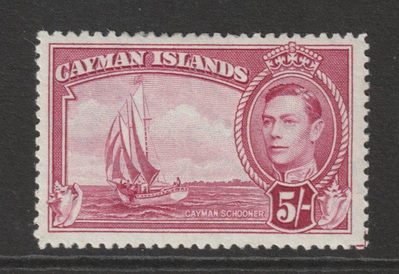 Cayman Is a MH KGVO 5/- from 1938