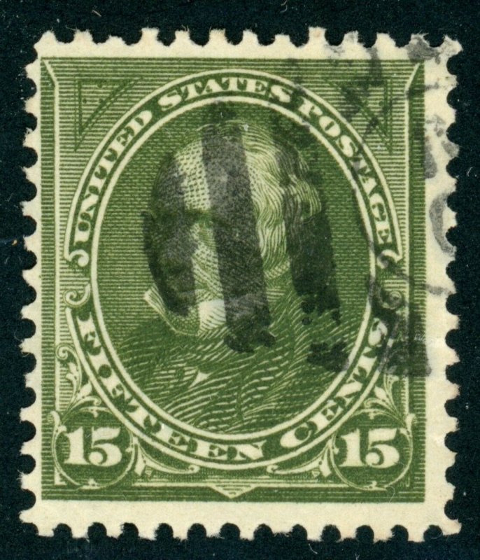 US Stamp #284 Clay, 15c - Used - CV $13.00 