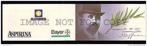 DR HOFFMAN BAYER ADVERTISING Pharmacy aspirin willow tree URUGUAY BOOKLET  1676a