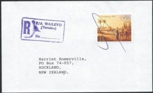 FIJI 1991 cover P/A WAILEVU & Mss cancel...................................50654