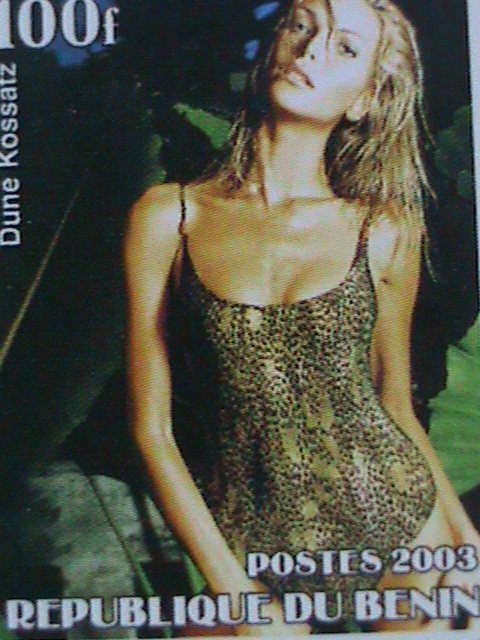 ​BENIN-2003 FAMOUS TOP SEXY MODELS  MNH S/S VERY FINE WE SHIP TO WORLDWIDE
