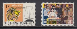 Viet Nam     # 349-50    mlh       cat  $3.25