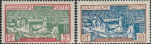 Guadeloupe , #100-101 Unused , From 1928-40