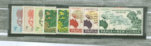 Papua New Guinea #148-149/164-169v Unused Single (Complete Set)