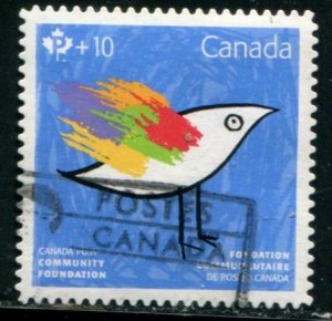 B23 Canada P+10 Stylized Bird SA, used