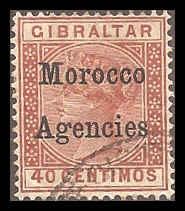 Great Britain - Morocco 16 Used VF crs
