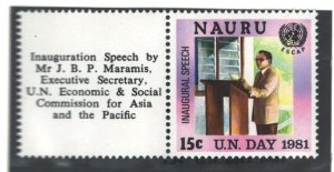 Nauru Sc#232 MNH