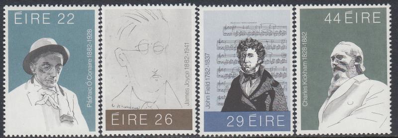 Ireland 521-4 MNH - Arts and Literary Figures