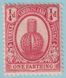 TURKS & CAICOS ISLANDS 36  MINT HINGED OG * NO FAULTS VERY FINE! - MBR