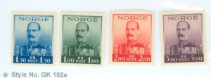 Norway #177-80 Mint (NH)