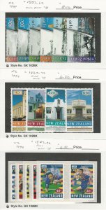New Zealand, Postage Stamp, #1557-62, 1569-72, 1587-96 Mint NH, 1998, JFZ