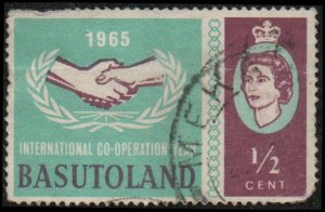 Basutoland 103 - Used - 1/2c I. C. Y. Issue (1965) (cv $0.50)