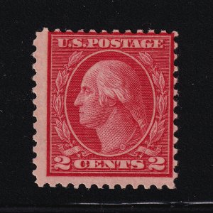 1921 Sc 546 2c carmine coil waste MLH sound single stamp CV $105 (H1