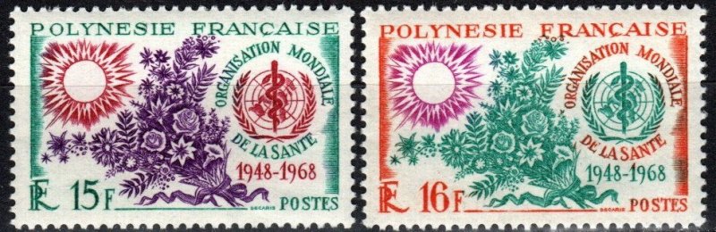 French Polynesia #241-2 MNH CV $22.00 (X7183)