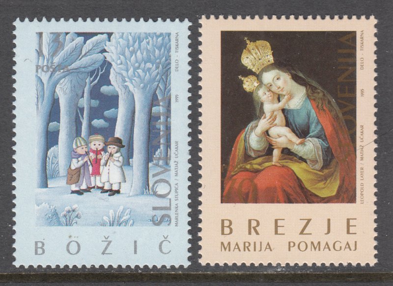 Slovenia 241-242 Christmas MNH VF